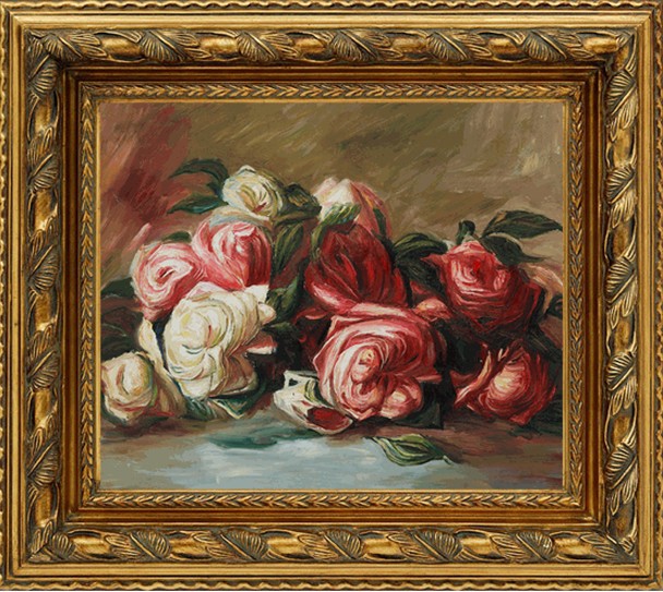 Discarded Roses - Pierre-Auguste Renoir painting on canvas